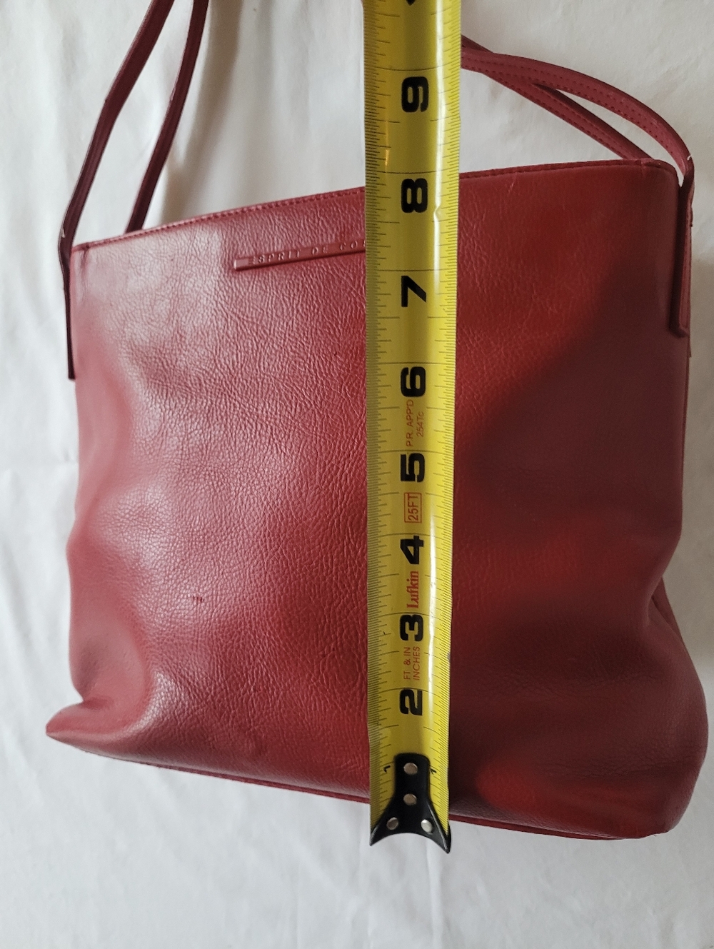 Sprit De Corp Classic Red Women's Tote Bag - Sleek Everyday Carry. - Picture 6 of 11